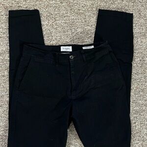 Goodfellow & Co. jet black HENNEPIN CHINO Athletic pants 31x36​